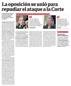 Fayt bloques. Clarin