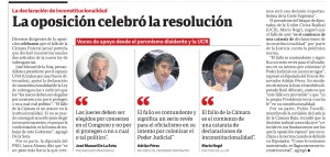 Subrogancias. Clarin